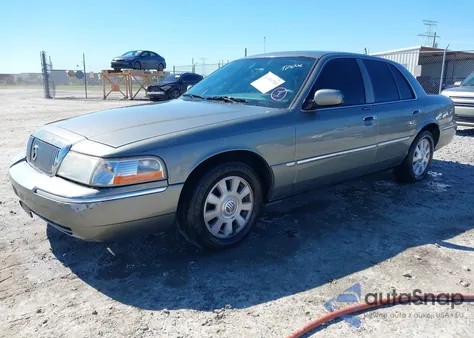 2003 Mercury Grand Marquis Ls из США, поврежденный, VIN 2MEHM75W63X699409